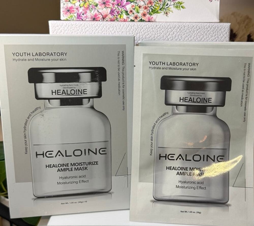 HEALOINE Hyaluronic acid & Moisturizing Overnight Korean Mask - (PACK of 10)